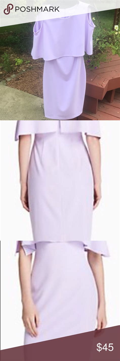 calvin klein lilac dress